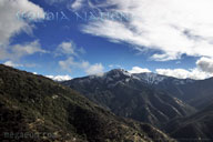 mountain view of Sequoia National Park